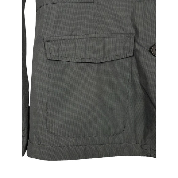 NAU Eco-Tech Grey Button Front Blazer Water Resistant Jacket | Medium - Picture 4 of 11